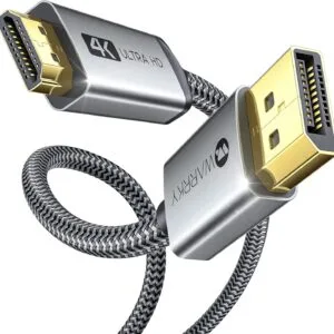 4K DisplayPort to HDMI Cable WARRKY 6FT
