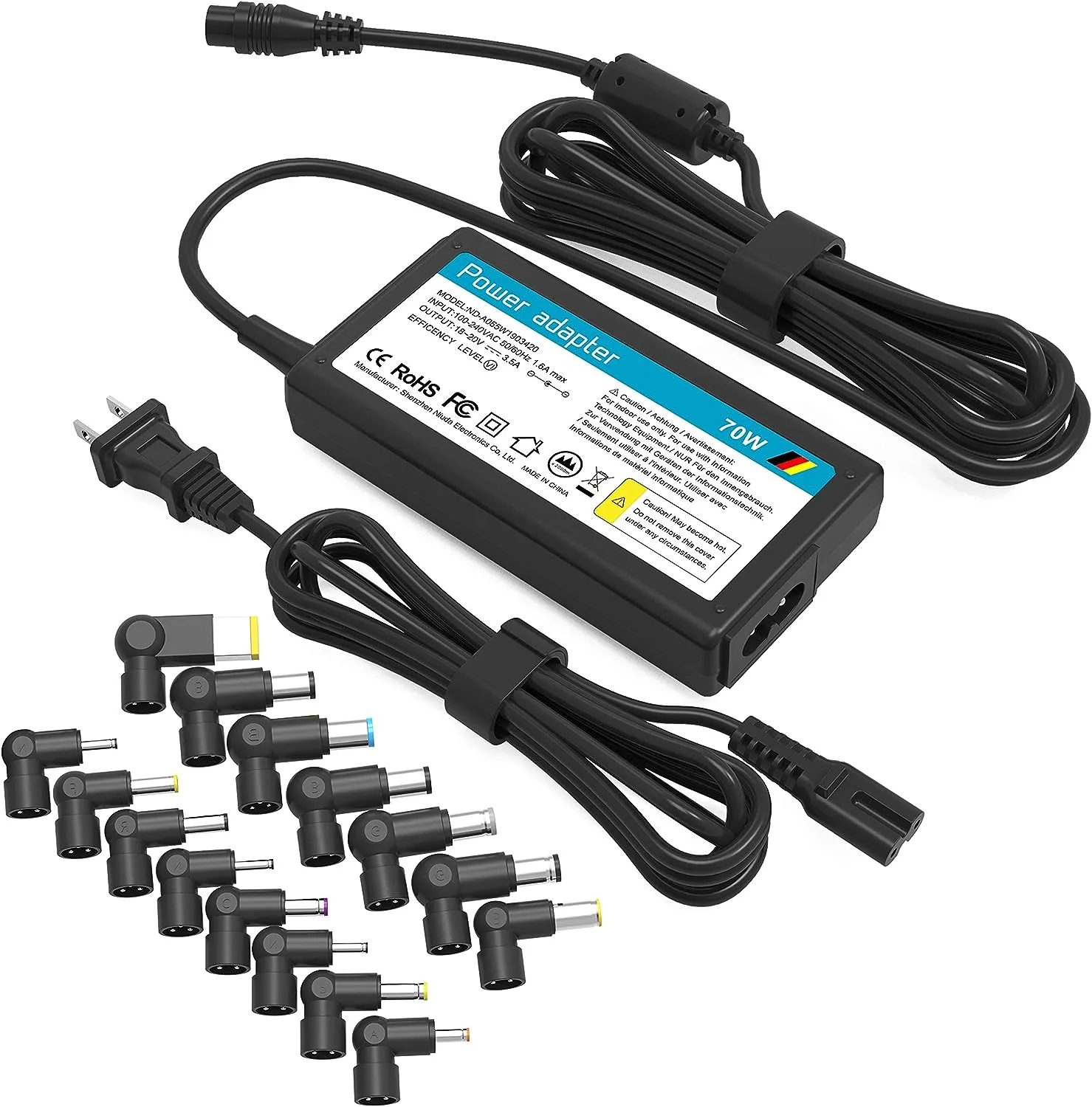 NEW POW 65W 18V-20V Universal Ultrathin AC Adapter Laptop Charger Power Supply